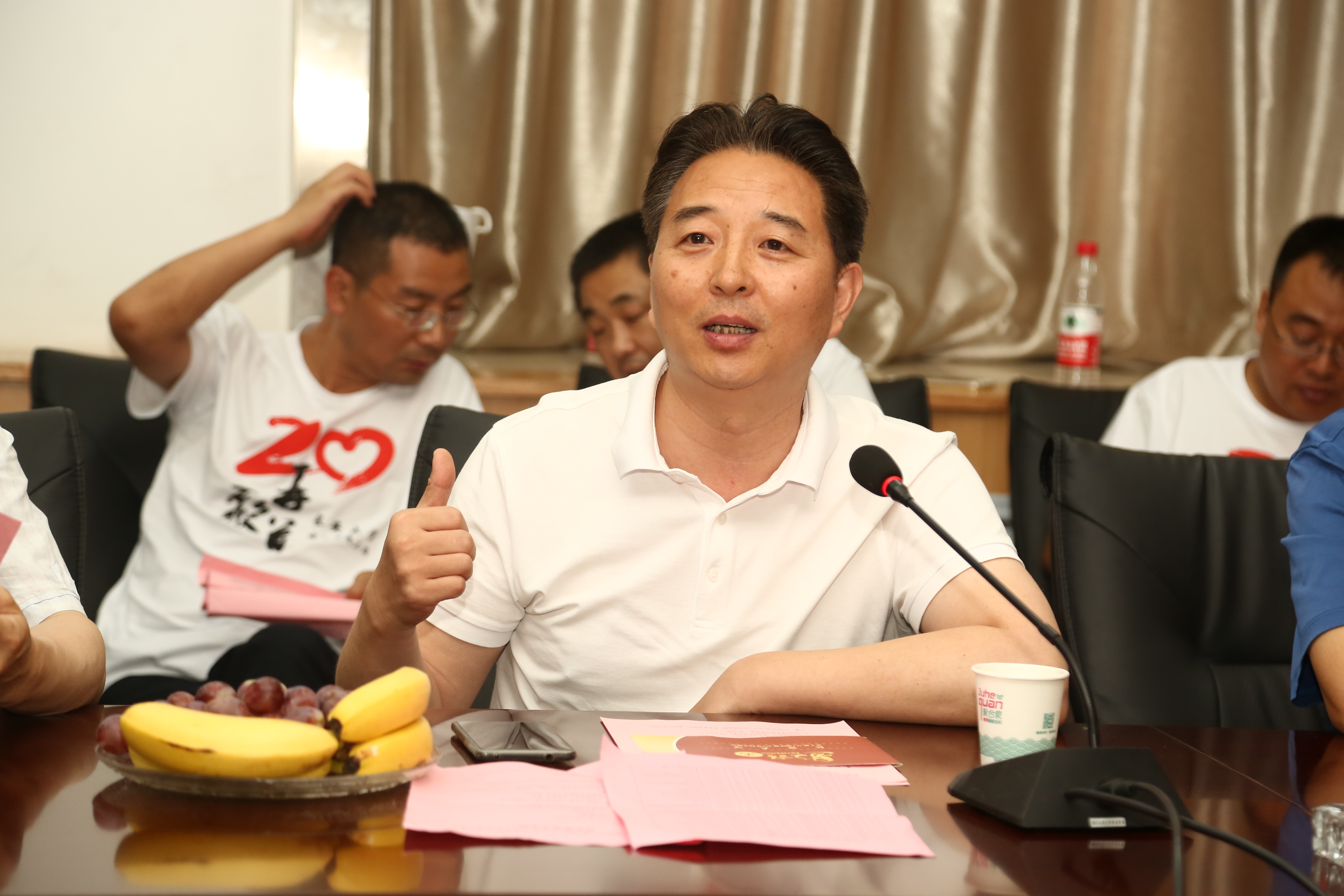 2.董事长助理朱杰君讲话